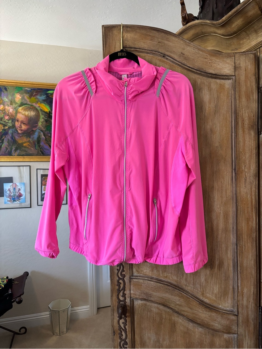 lululemon athletica Bright Pink Full-Zip Lightweight Jacket
